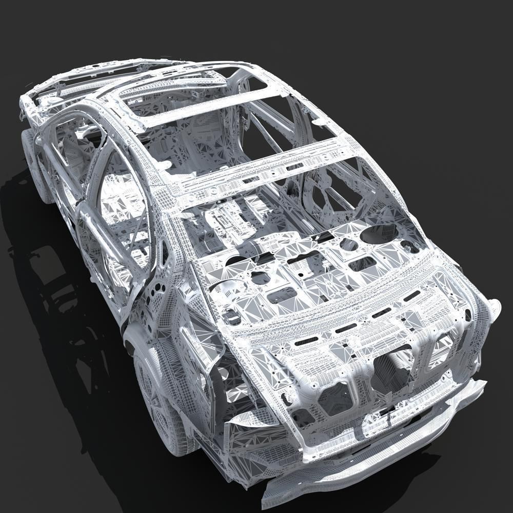 Car Frame 03 3D model_22