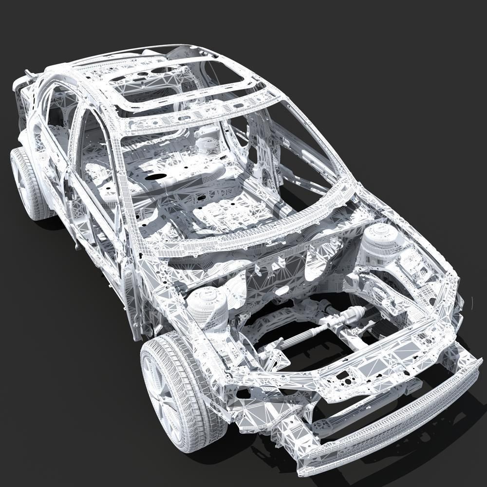 Car Frame 03 3D model_25