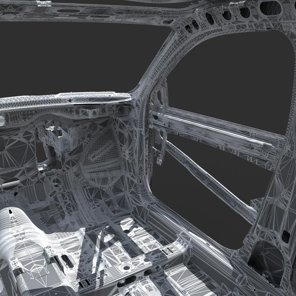 Car Frame 03 3D model_27