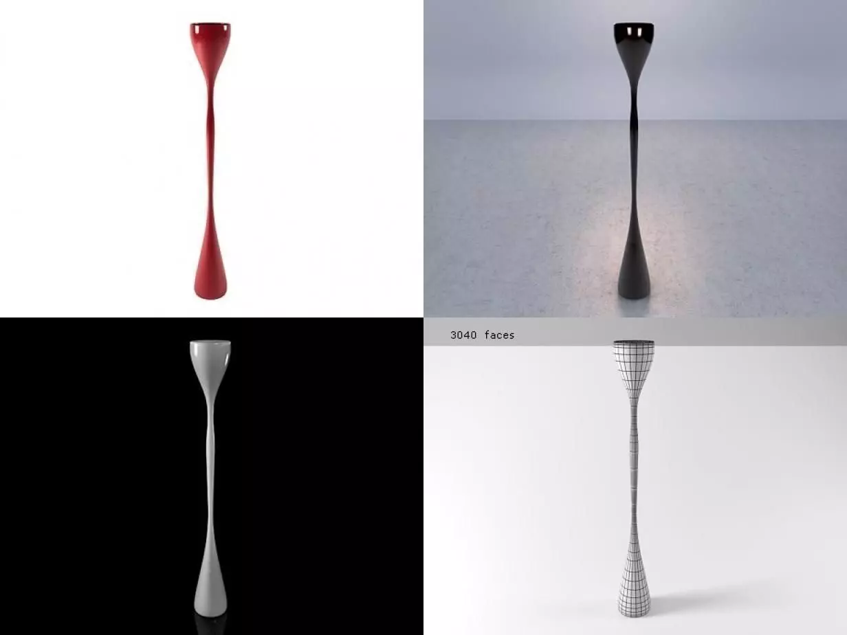 Jazz Floor Lamp 3D model_0