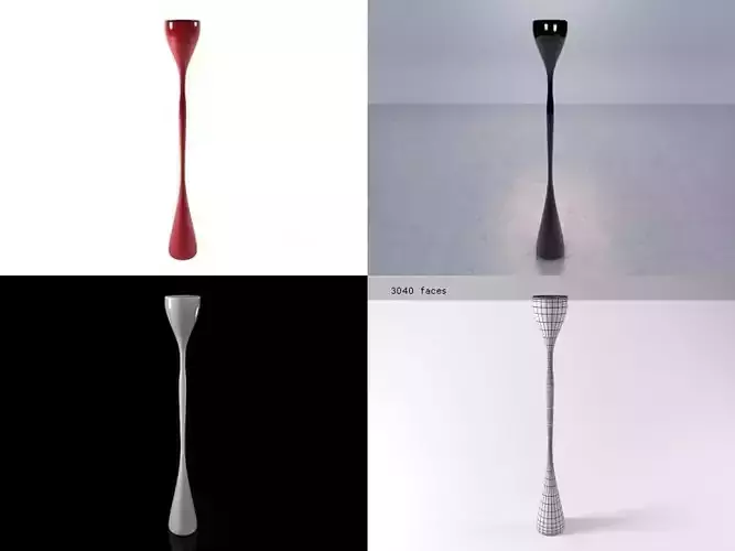 Jazz Floor Lamp 3D model