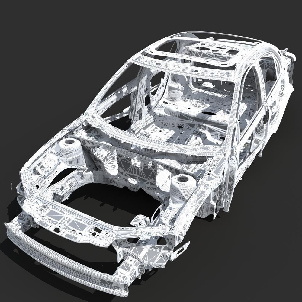 Car Frame 04 3D model_22