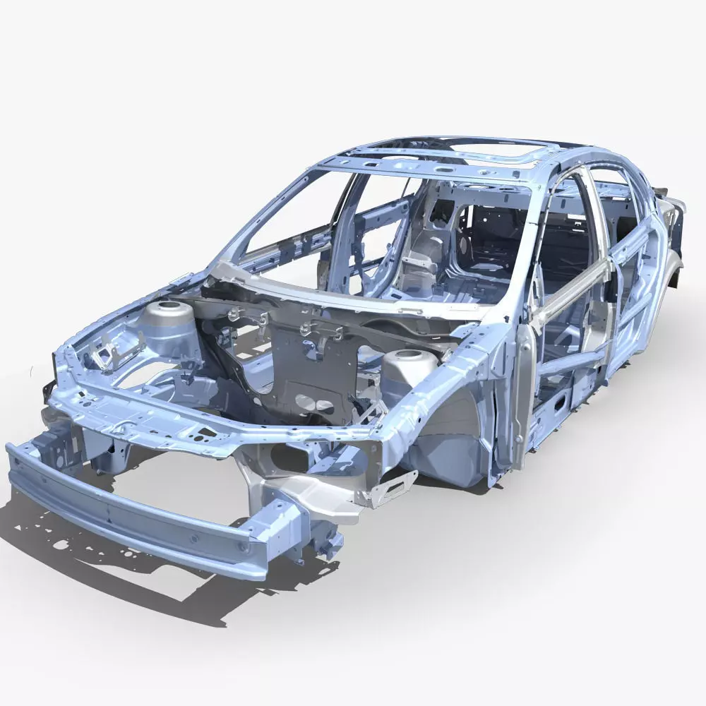 Car Frame 04 3D model_0