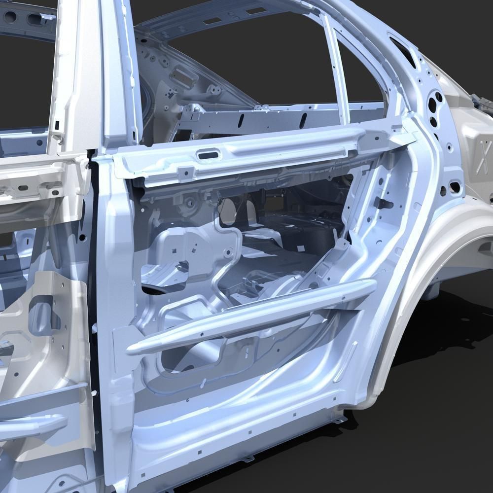 Car Frame 04 3D model_16