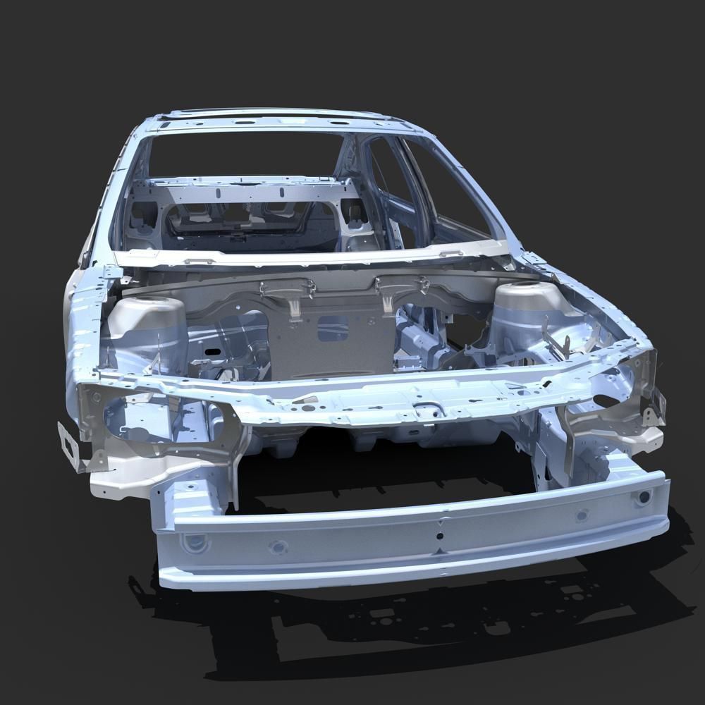 Car Frame 04 3D model_6