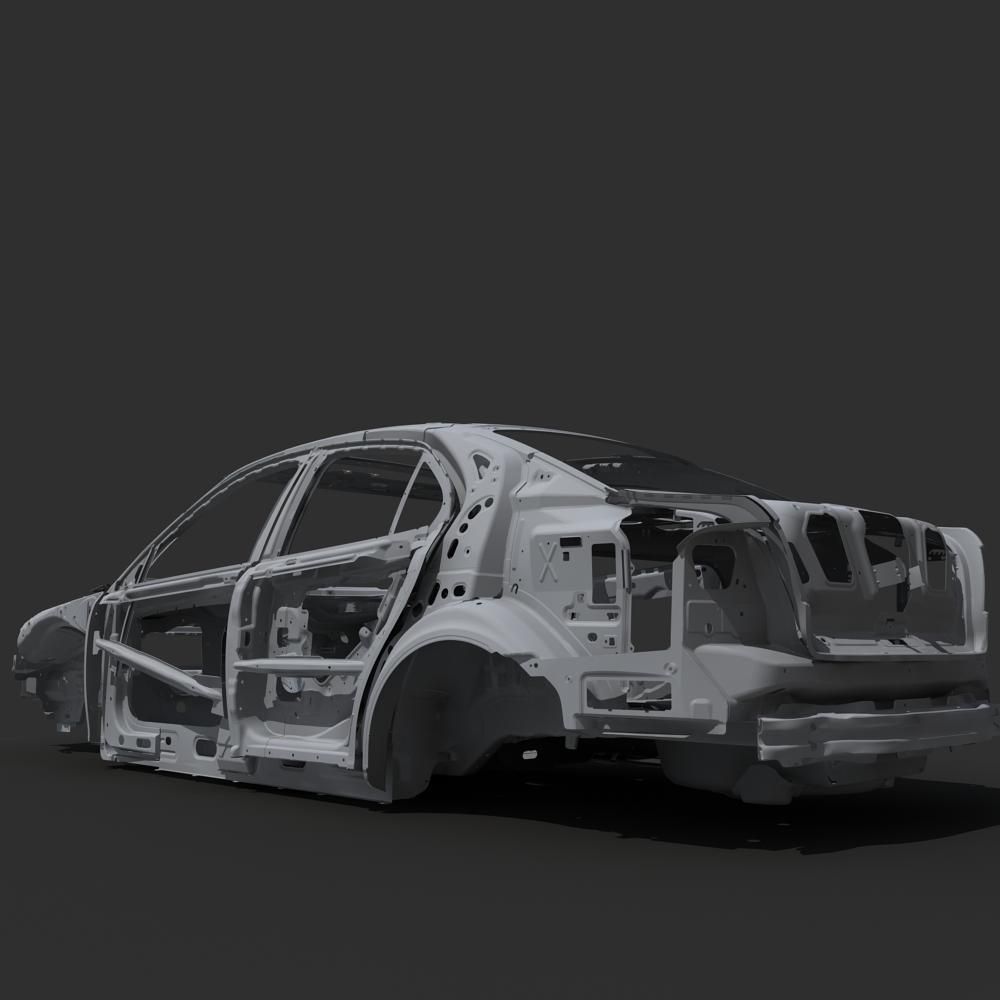 Car Frame 04 3D model_20