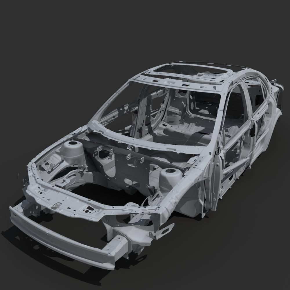 Car Frame 04 3D model_17