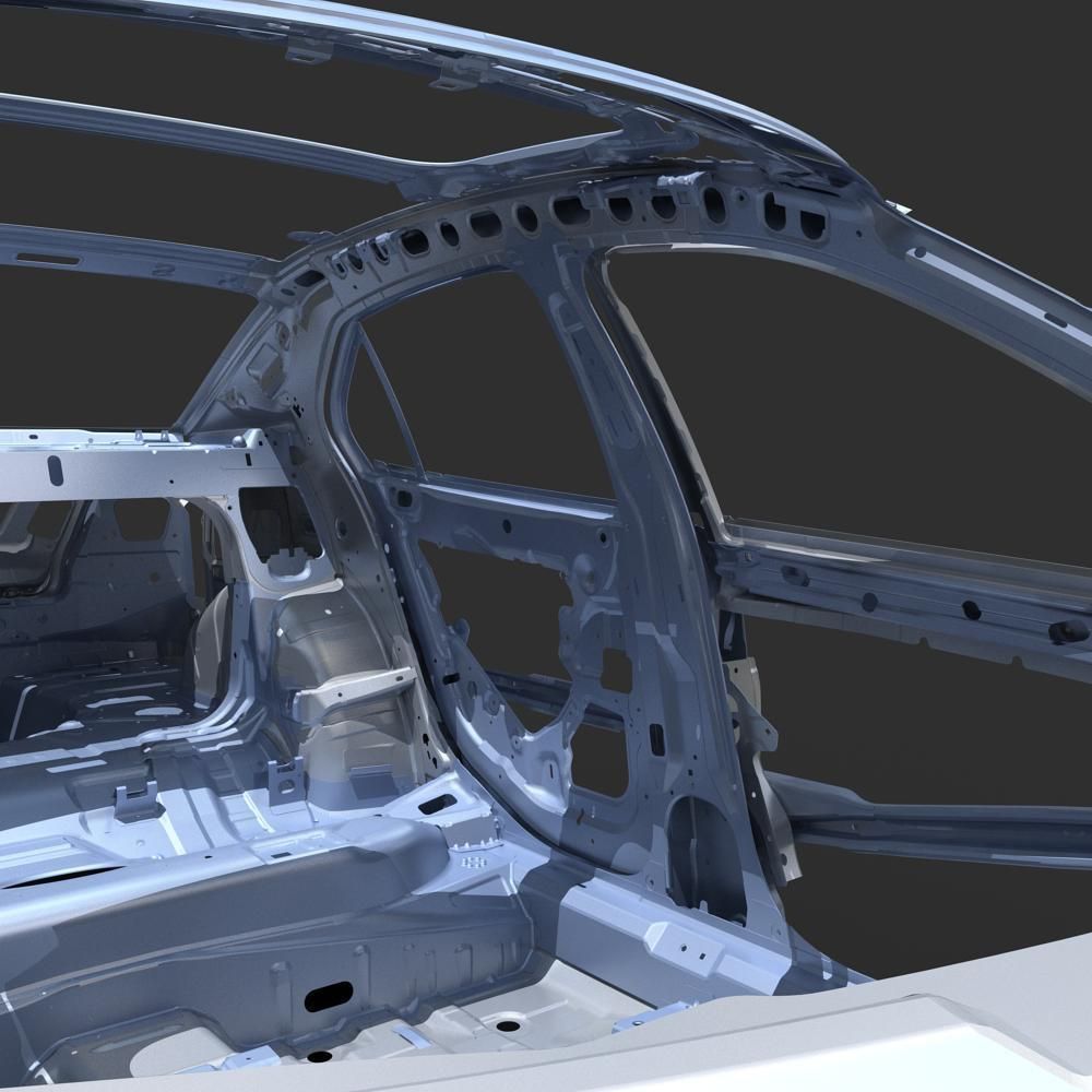 Car Frame 04 3D model_15