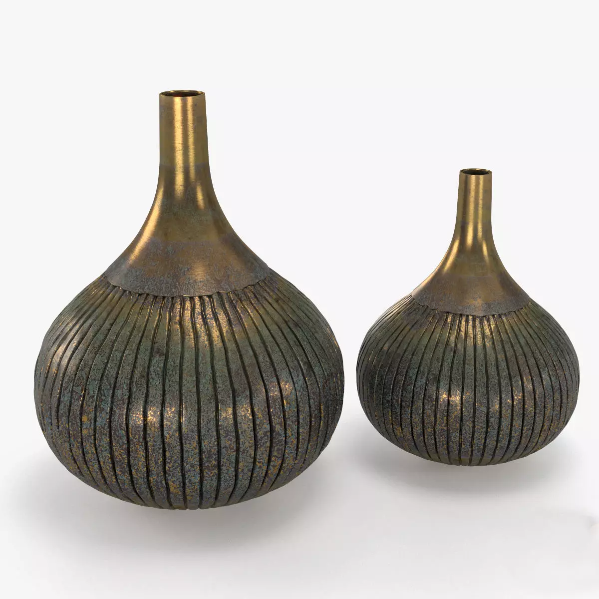 Vase Old copper 3D model_0