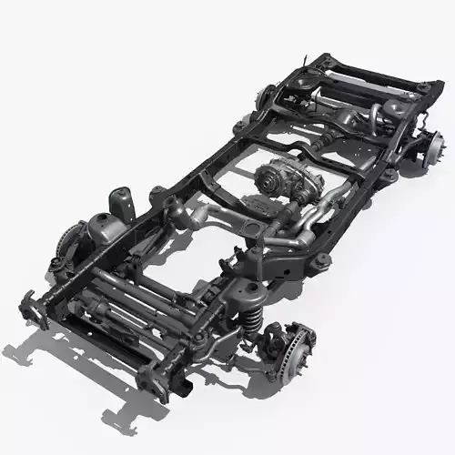 Car Chassis 02 3D model