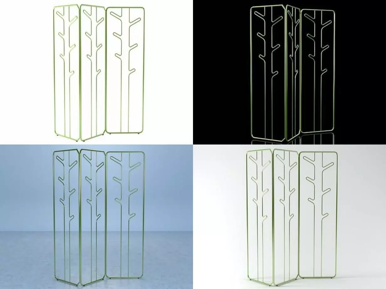 Nan 10 Paravent 3D model_0