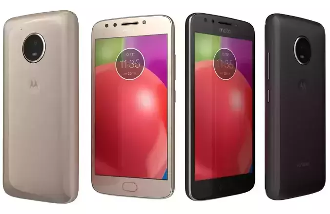 Motorola Moto E4 All Colors 3D model