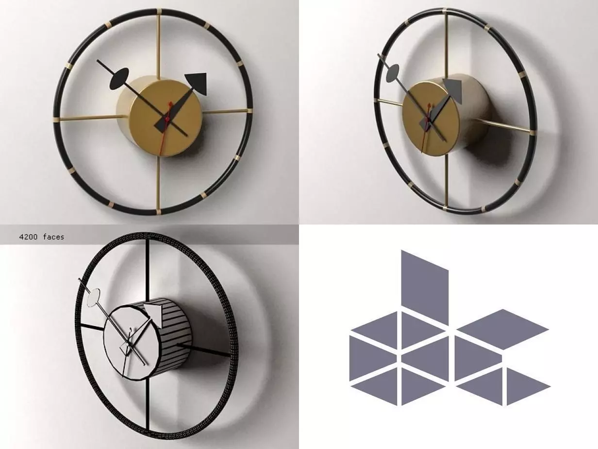 Steering Wheel 3D model_0