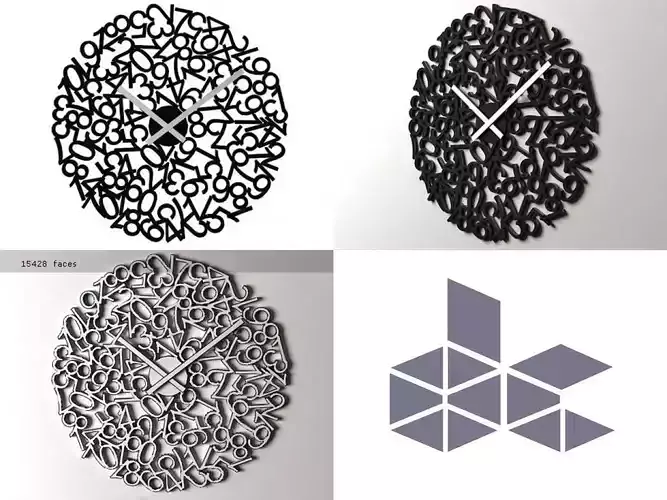 Mixed Numbers - Karlsson KA4252 3D model
