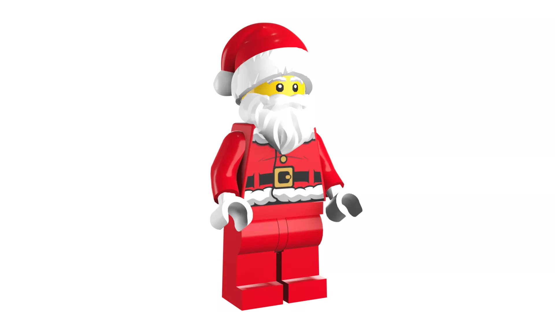 Santa Claus - V1 Brick Minifigure - STL and UV Printing 3D print model