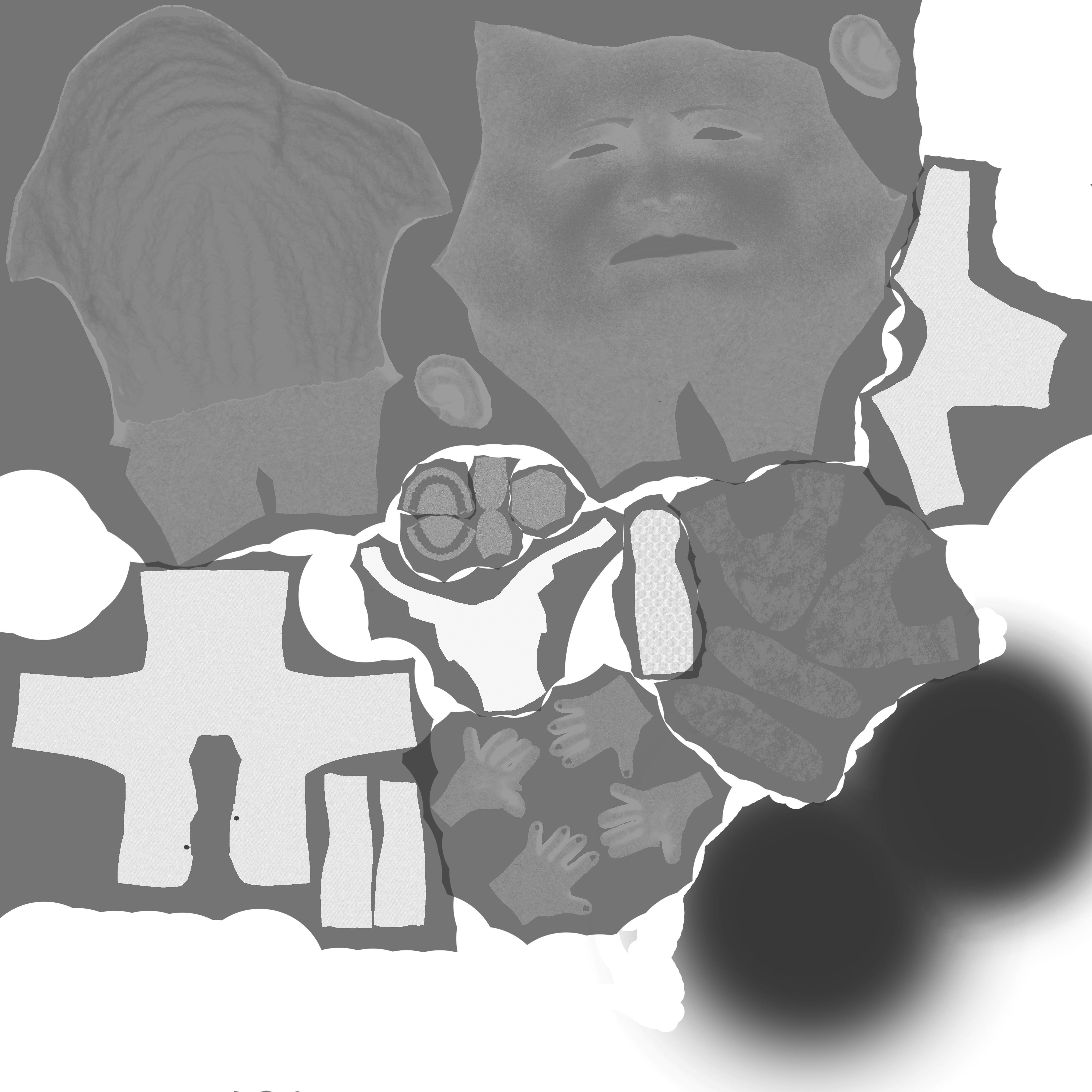 Jimmy Carter 3D caricature Low-poly 3D model_18