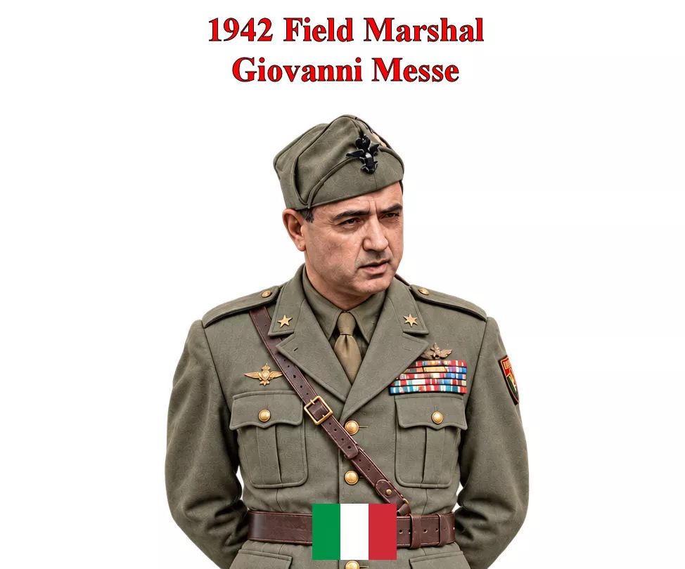 1942 Field Marshal Giovanni Messe 3D print model
