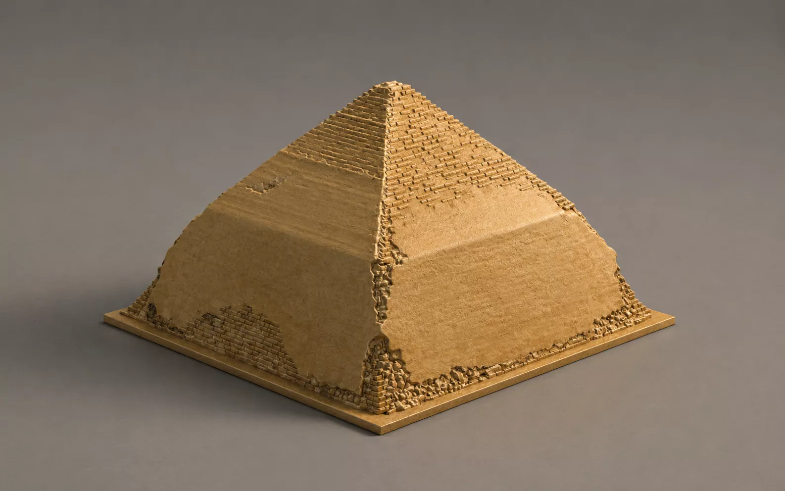 Bent Pyramid of Dahshur 3D Model 3D print model