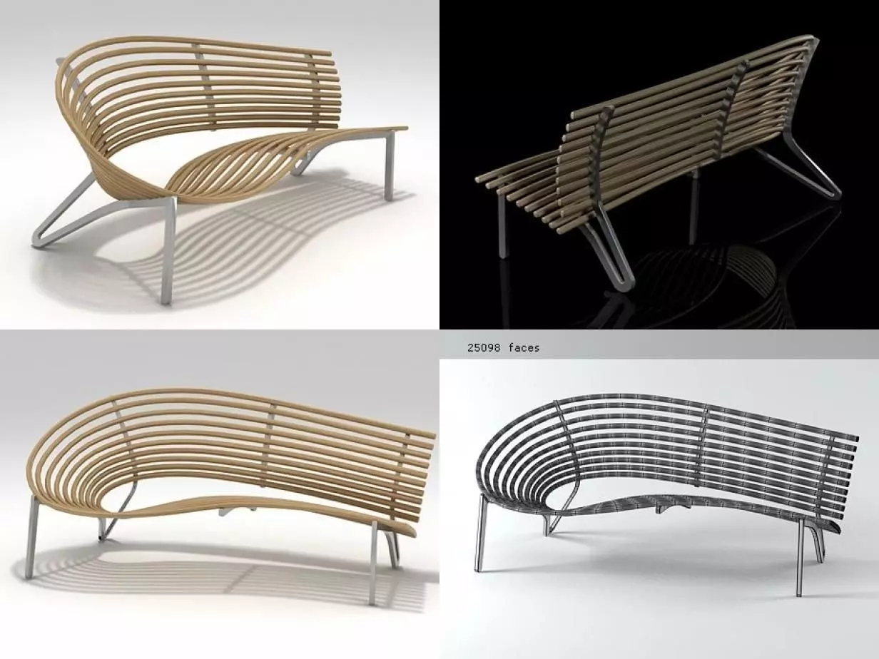 Leda Seat 3D model_0