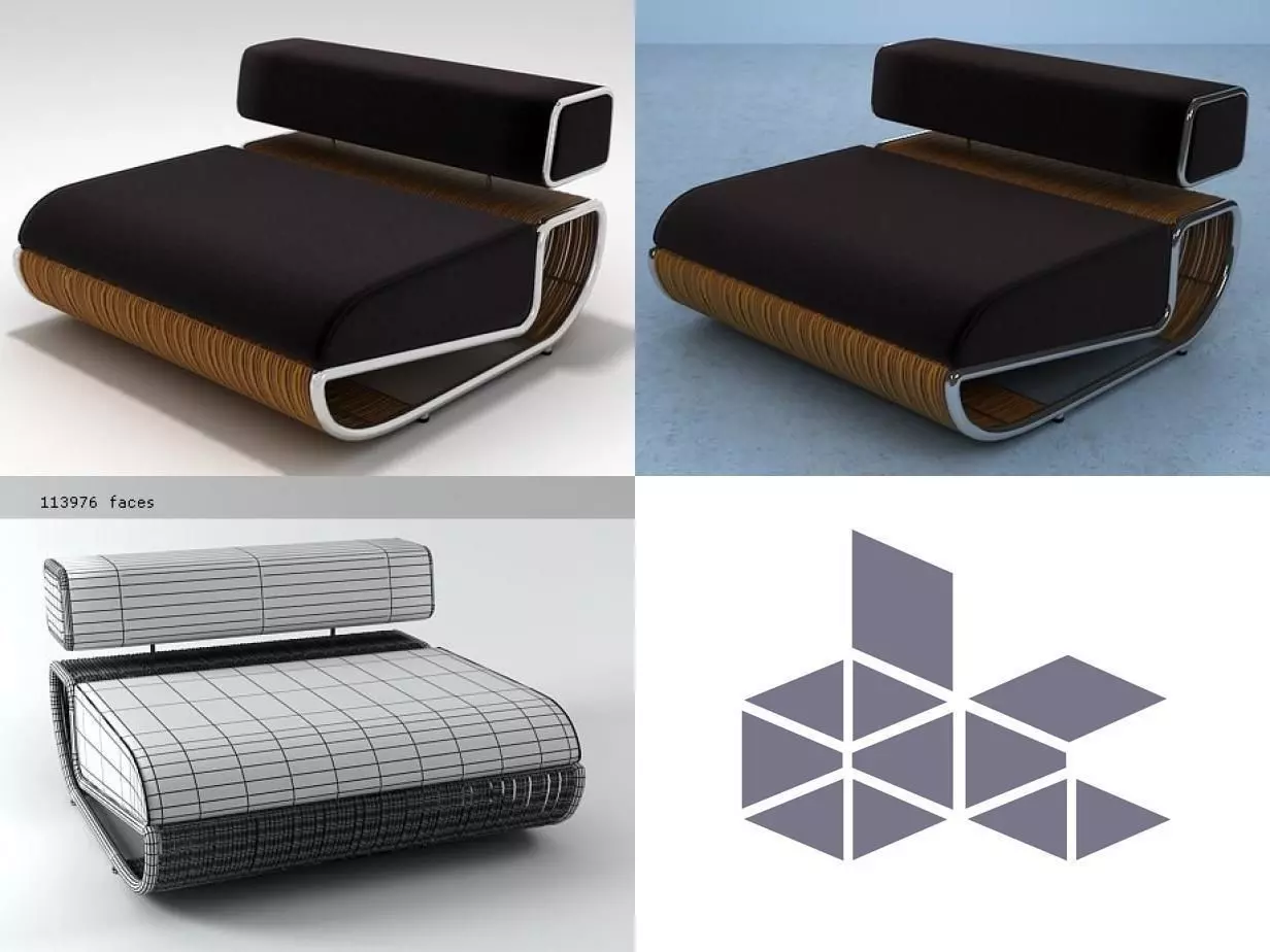 Tambao Sofa 3D model_0