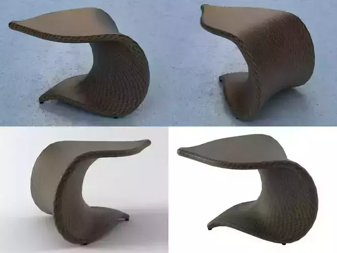 Leaf Side Table 3D model