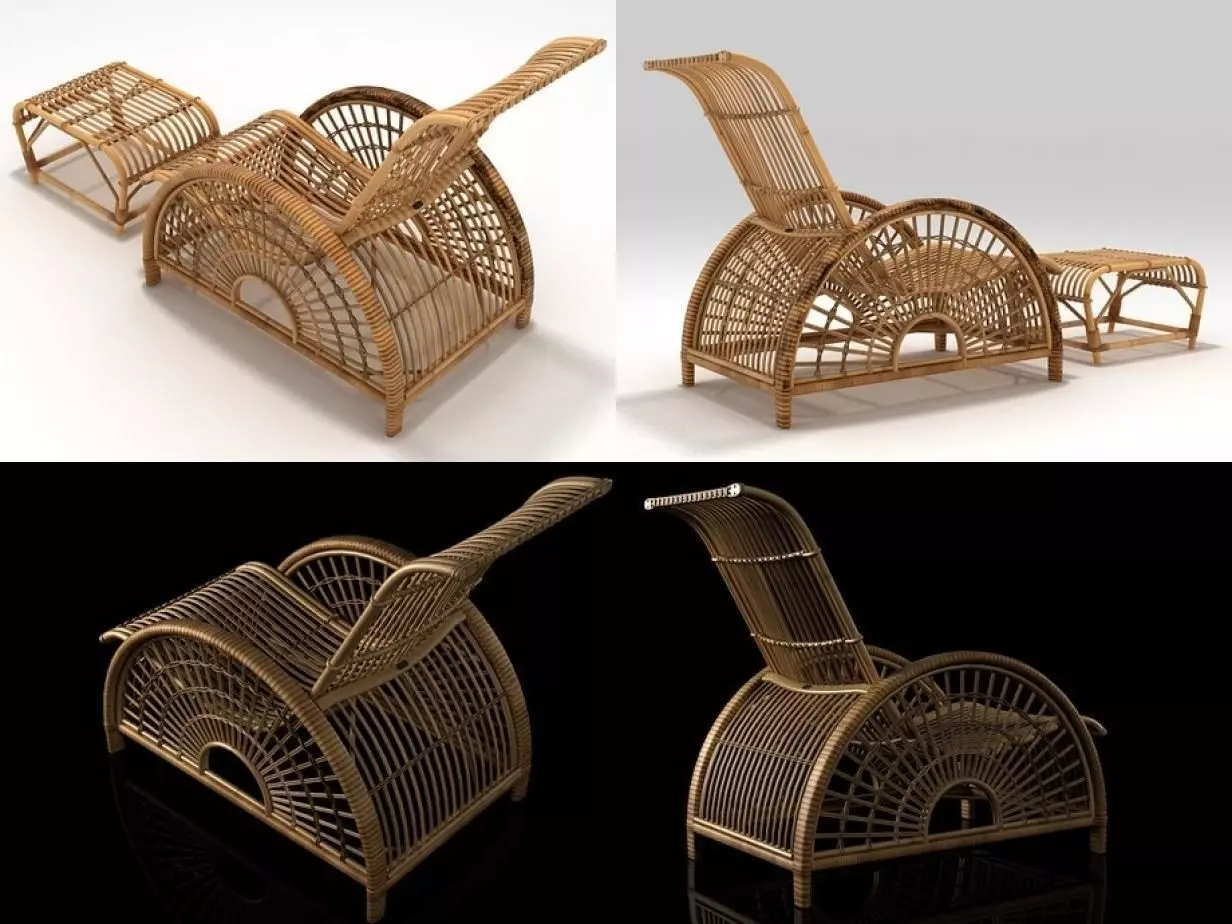Forest Slug Chair 3D model_3