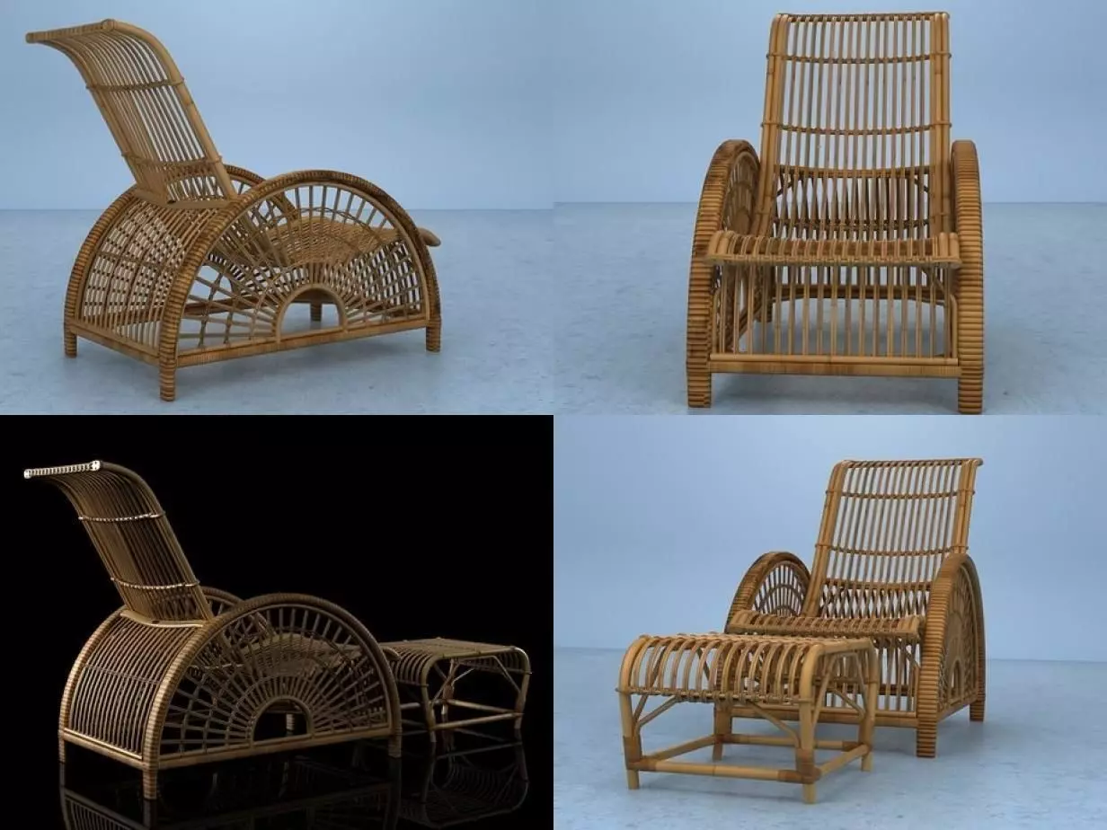 Forest Slug Chair 3D model_2
