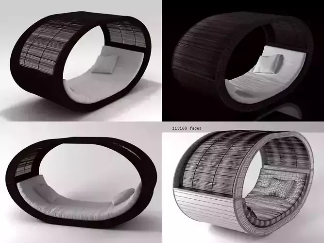 Sampan Chair 3D model Sampan Chair 3D model