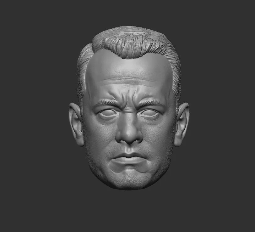 Forrest Gump Headsculpt for Action Figures 3D print model