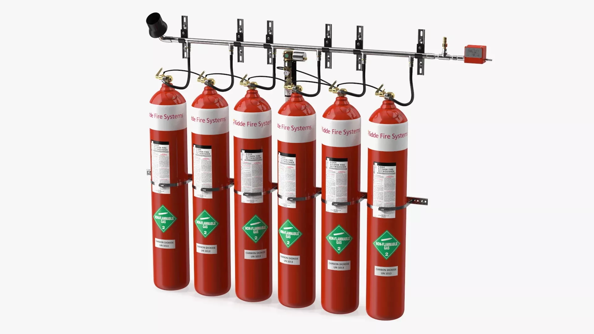 Fire Suppression System 3D model