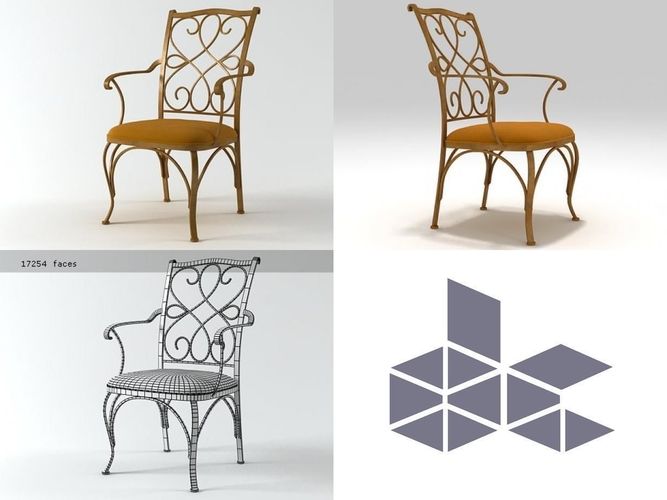 Argossy Armchair 3D model