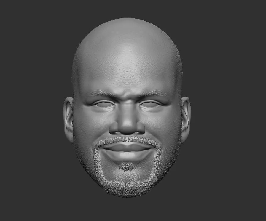 Shaq Headsculpt for Action Figures 3D print model