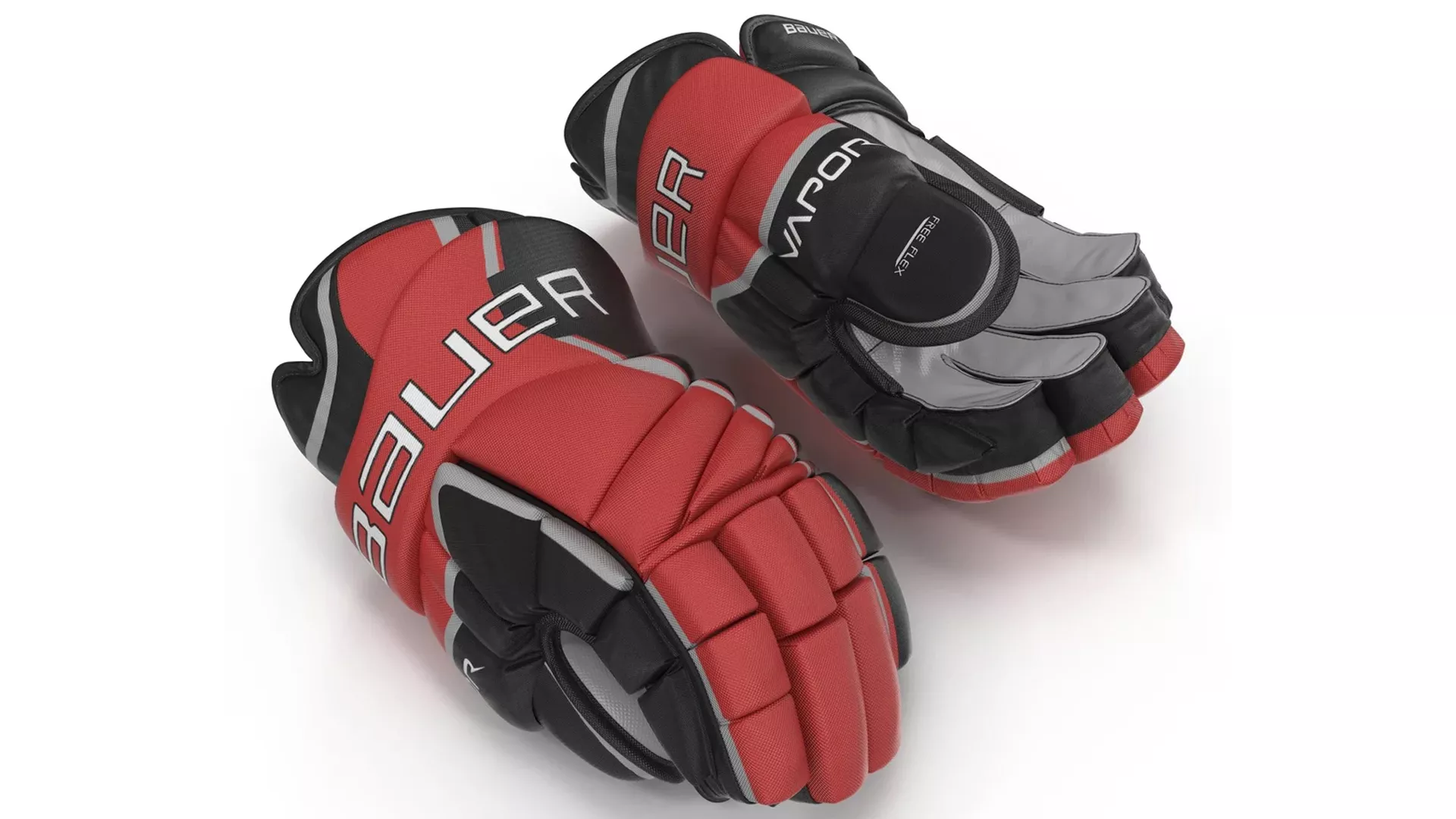 Hockey Gloves Bauer 2 3D model