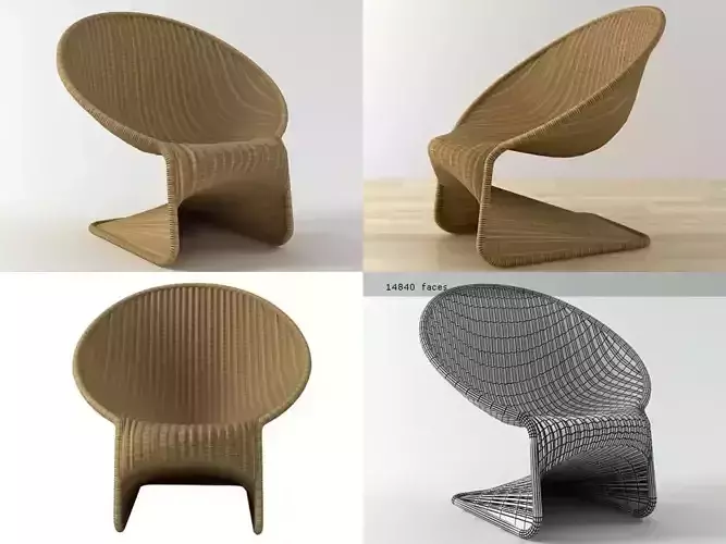 Kraton rattan lounge chair