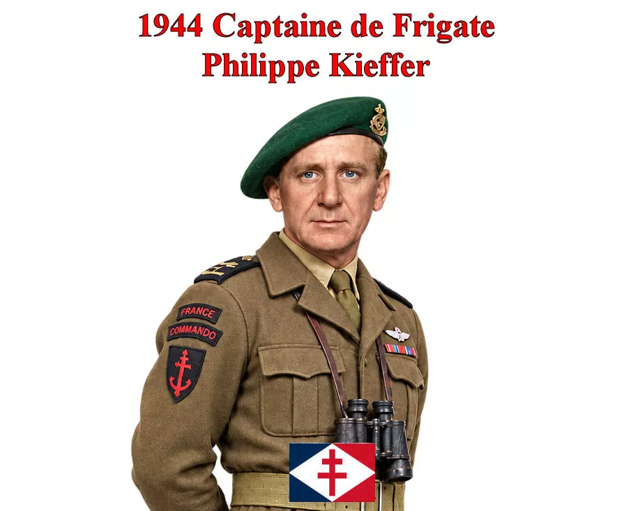 1944 Captaine de Frigate Philippe Kieffer 3D print model