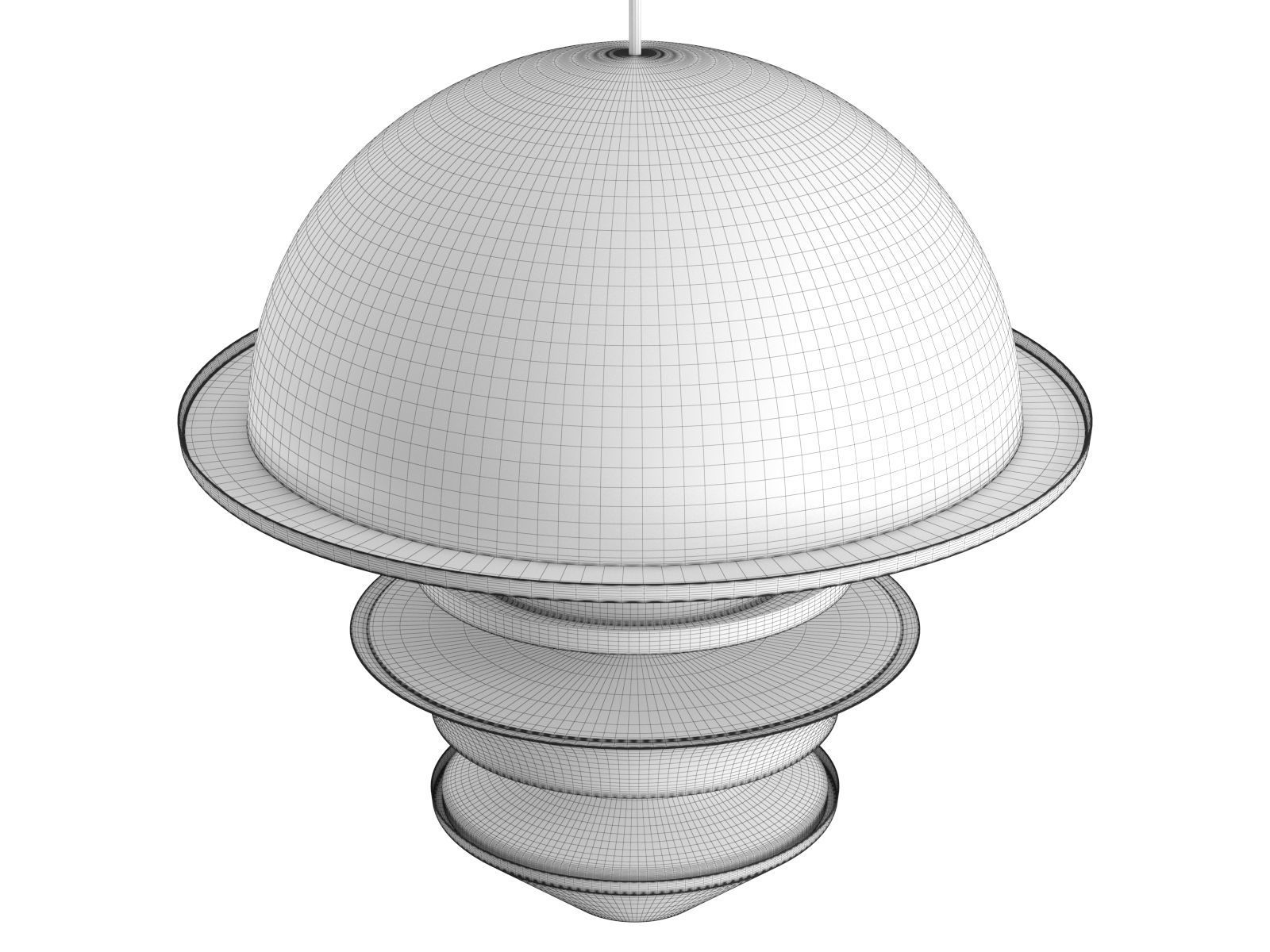 DC 605 Pendant Lamp 3D model_3