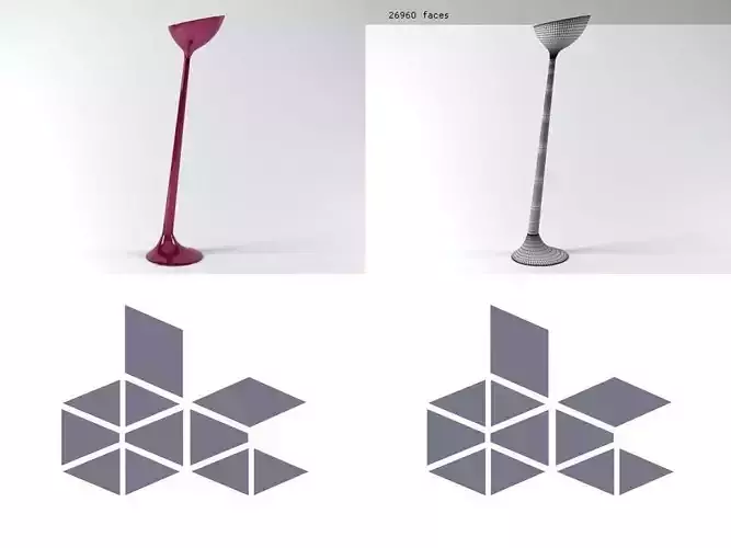 Floob logo design for floor lamp