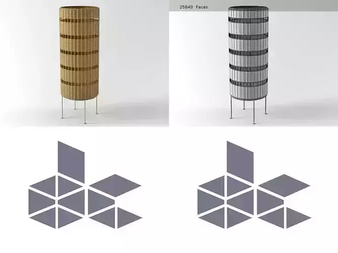 Sunlight M lamp with two different logos