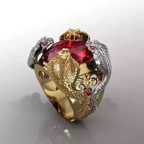 Cobra Snake Ring