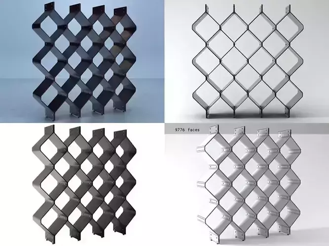 Freecell set of metal lattices