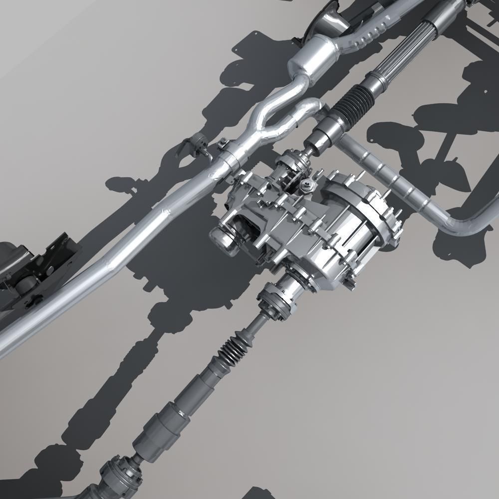 Suspension car 3D model_9