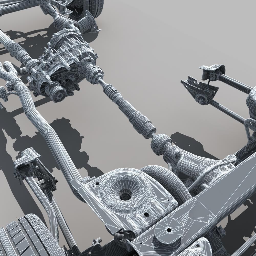 Suspension car 3D model_25