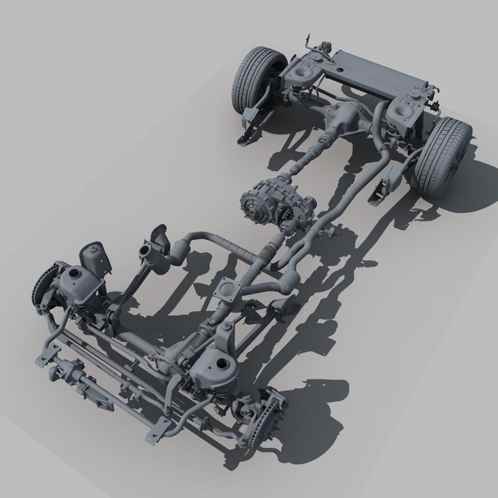 Suspension car 3D model_18