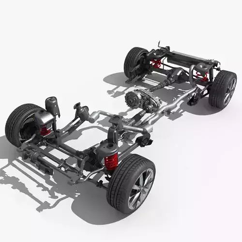 Suspension car 3D model