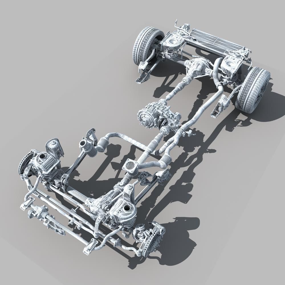 Suspension car 3D model_21