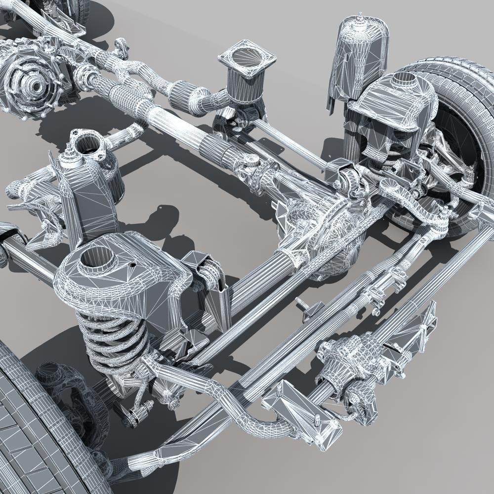 Suspension car 3D model_26