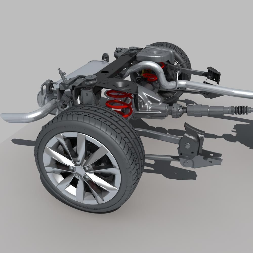 Suspension 3D Model .max .obj