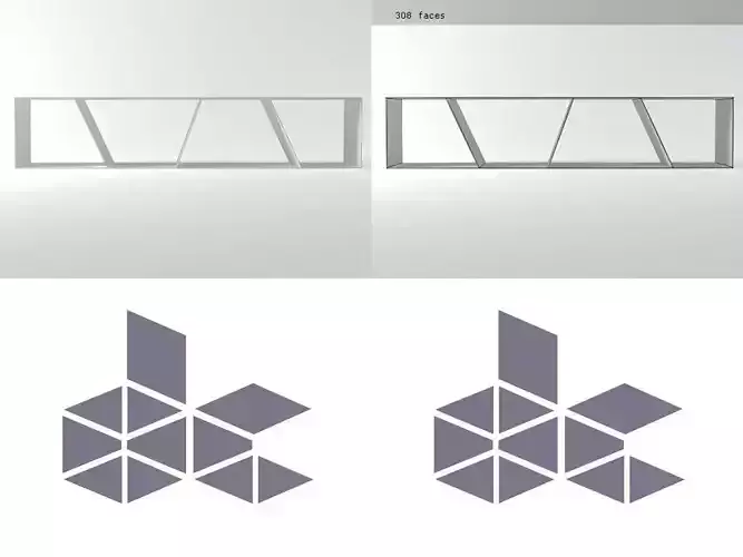 Shelf Bookcase SL180 3D model