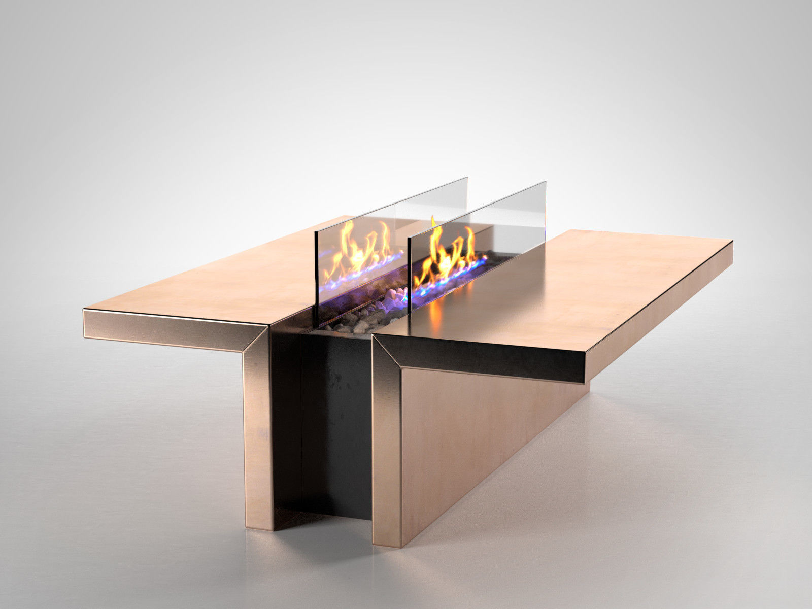 Firepit Table 3D model_1