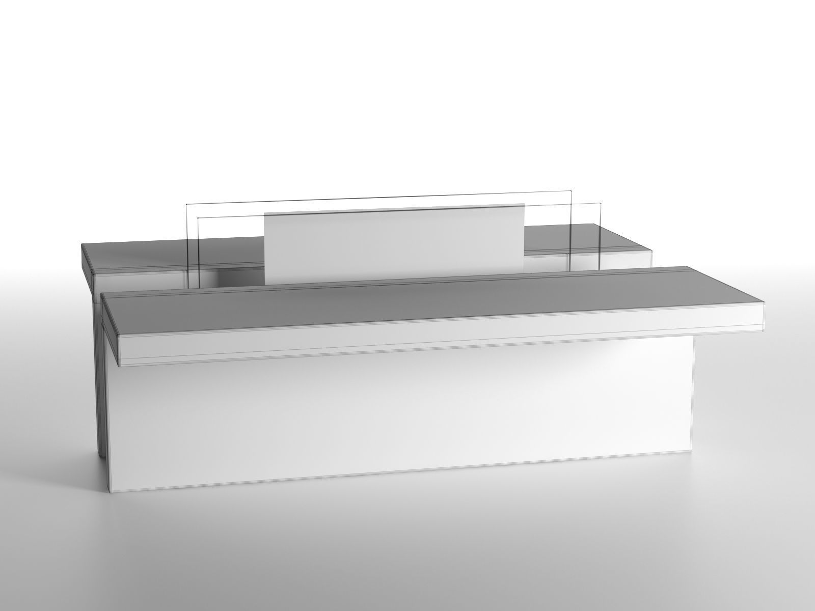 Firepit Table 3D model_2